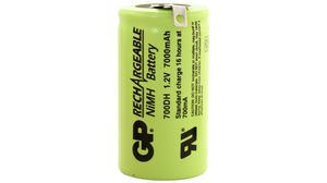 Rechargeable Battery, Ni-MH, D, 1.2V, 7Ah